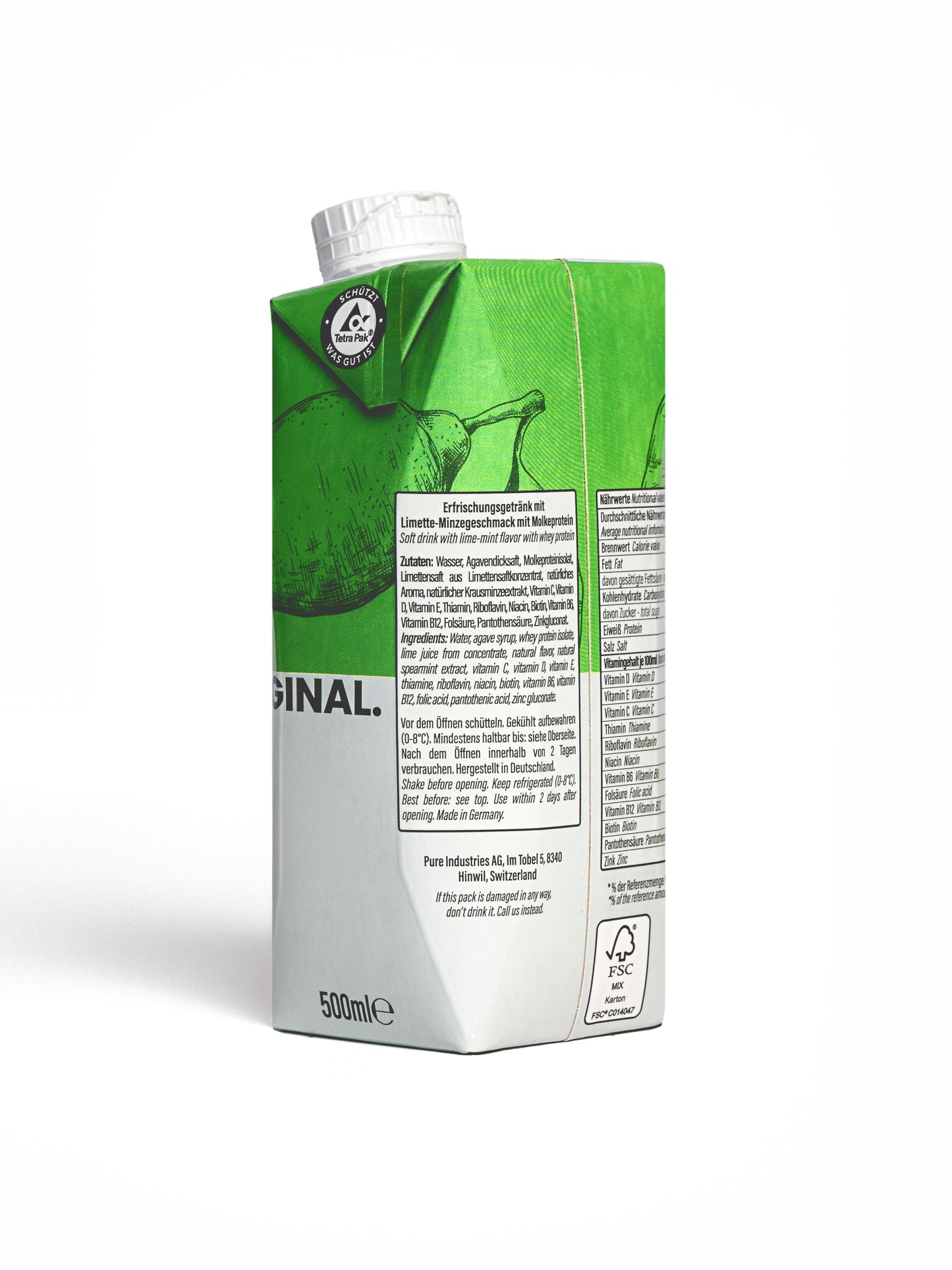 MOVO - Lime & Mint 12x 0.5l